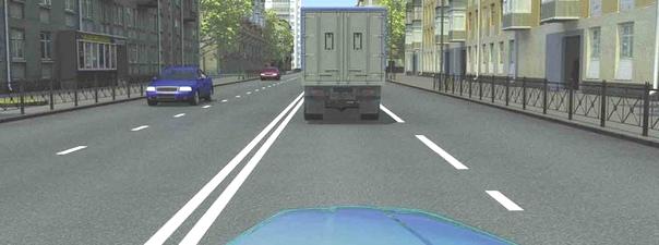 Билет №32, вопрос №5: О чем информирует Вас увеличение длины штриха прерывистой линии разметки?