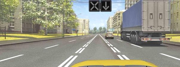 Билет №34, вопрос №5: Если Вы управляете маломестным автобусом, то в случае выключения реверсивных светофоров следует: