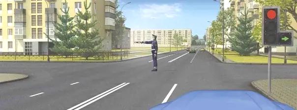 Билет №7, вопрос №6: Вам разрешается движение: