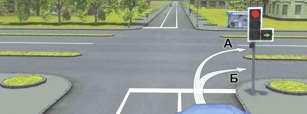 Билет №23, вопрос №6: Вам можно продолжить движение: