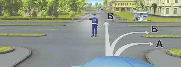 Билет №37, вопрос №6: Вам разрешено движение: