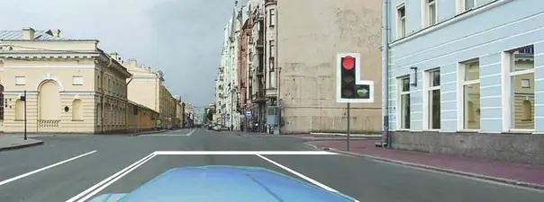 Билет №17, вопрос №8: Разрешено ли Вам выполнить поворот направо в данной ситуации?