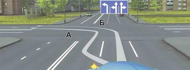 Билет №20, вопрос №8: Вам можно выполнить поворот налево: