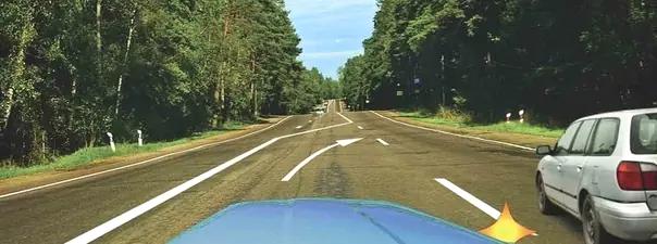 Билет №27, вопрос №8: При перестроении на правую полосу в данной ситуации Вы: