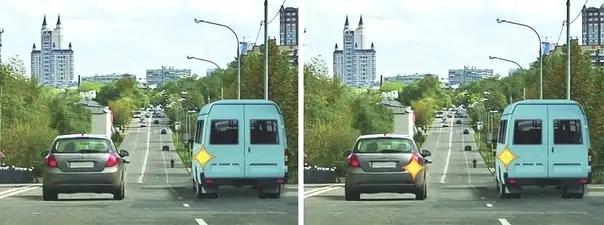 Билет №37, вопрос №8: Ситуация, в которой водитель транспортного средства, движущегося по правой полосе, обязан уступить дорогу при перестроении, показана: