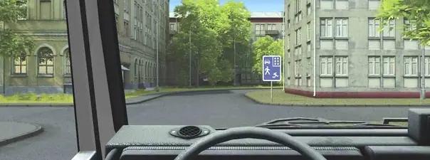 Билет №11, вопрос №16: В каких случаях Вы можете, управляя грузовым автомобилем с разрешенной максимальной массой более 3,5 т, проехать прямо?