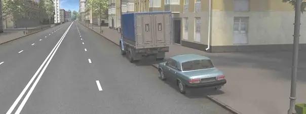 Билет №8, вопрос №12: Кто из водителей правильно поставил автомобиль на стоянку?