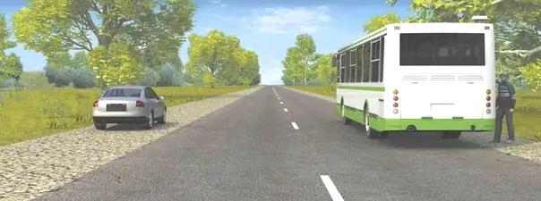 Билет №15, вопрос №12: Кто из водителей нарушил правила остановки?