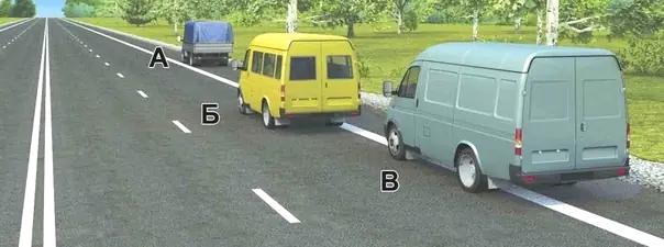 Билет №26, вопрос №12: Водители каких транспортных средств нарушили правила остановки?