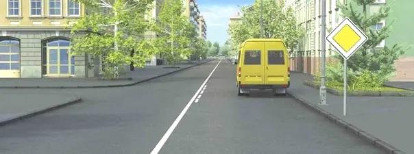 Билет №40, вопрос №12: Нарушил ли водитель маломестного автобуса правила остановки?