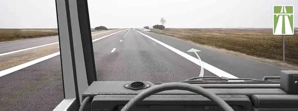 Билет №16, вопрос №16: Разрешено ли Вам остановиться на автомагистрали правее линии, обозначающей край проезжей части?