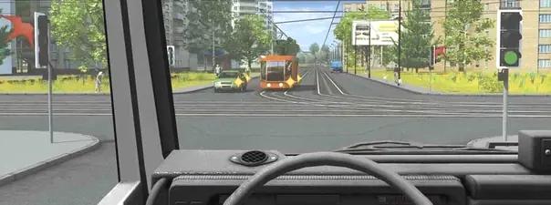 Билет №16, вопрос №13: Вы намерены проехать перекресток в прямом направлении. Кому Вы должны уступить дорогу?