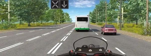 Билет №2, вопрос №5: Разрешен ли Вам выезд на полосу с реверсивным движением, если реверсивный светофор выключен?