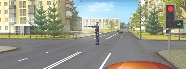 Билет №7, вопрос №6: Вам разрешается движение: