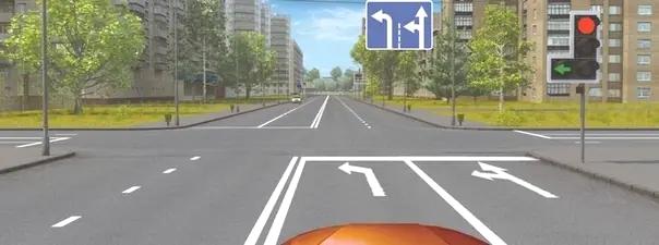 Билет №34, вопрос №6: Вам разрешено продолжить движение: