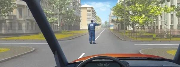 Билет №40, вопрос №6: Разрешено ли Вам движение?