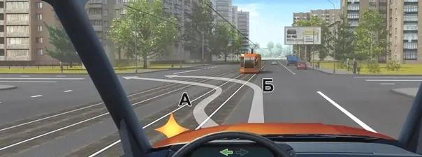 Билет №19, вопрос №8: Вам можно выполнить поворот налево: