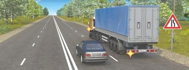 Билет №25, вопрос №8: Кто должен уступить дорогу?