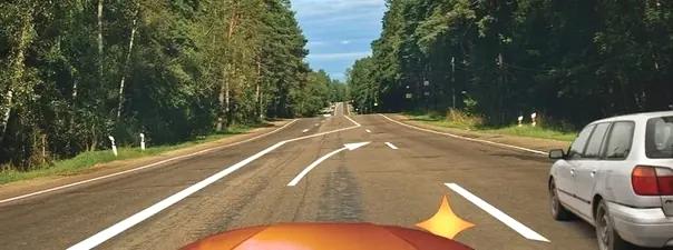 Билет №27, вопрос №8: При перестроении на правую полосу в данной ситуации Вы: