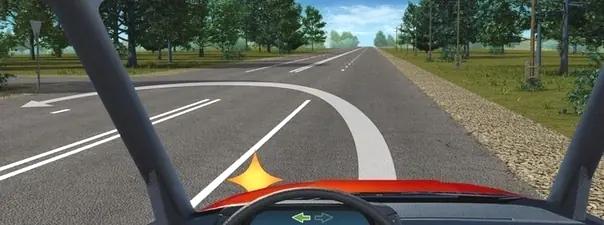 Билет №3, вопрос №9: Разрешается ли Вам выполнить разворот на перекрестке по указанной траектории?