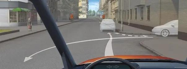 Билет №20, вопрос №9: Разрешается ли Вам выполнить разворот с заездом во двор задним ходом?