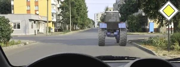 Билет №16, вопрос №11: Разрешается ли Вам выполнить обгон в данной ситуации?