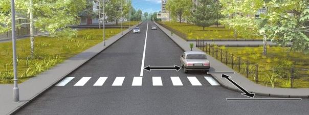 Билет №1, вопрос №12: В каком случае водителю разрешается поставить автомобиль на стоянку в указанном месте?