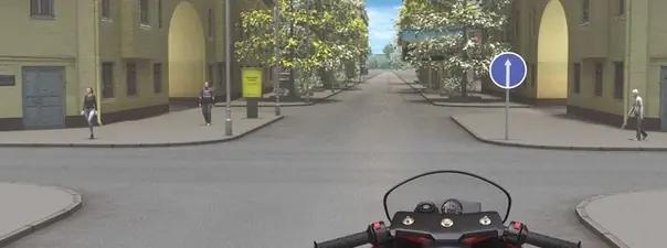 Билет №16, вопрос №2: В какой из дворов Вам можно въехать в данной ситуации?