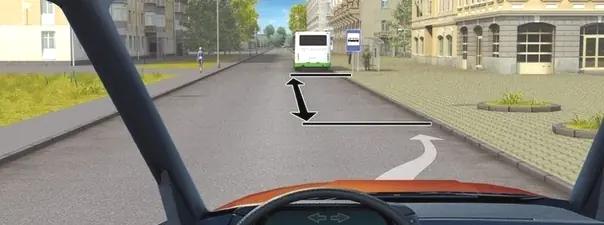 Билет №23, вопрос №12: На каком расстоянии от знака Вам разрешено поставить автомобиль на стоянку?