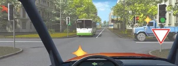 Билет №32, вопрос №13: Как Вам следует поступить при повороте налево?