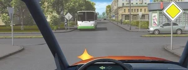 Билет №14, вопрос №15: При повороте налево Вы: