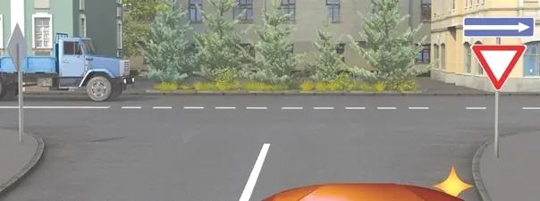 Билет №22, вопрос №15: Вы намерены повернуть направо. Можете ли Вы приступить к повороту?