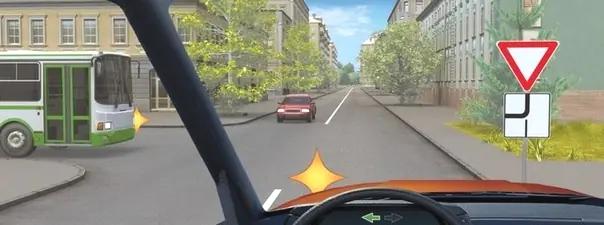 Билет №34, вопрос №15: Вы намерены повернуть налево. Ваши действия?