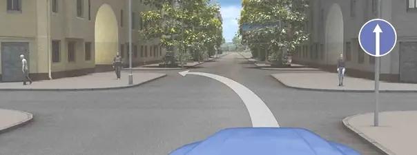 Билет №20, вопрос №2: Можно ли Вам за перекрестком въехать во двор?