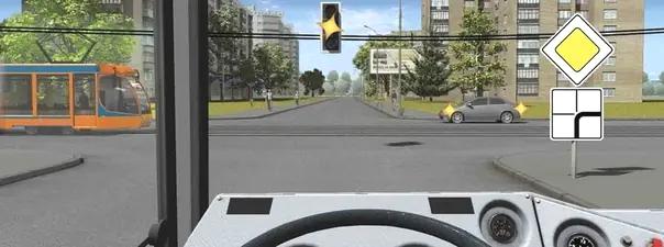 Билет №12, вопрос №15: Вы намерены продолжить движение прямо. Ваши действия при желтом мигающем сигнале светофора?