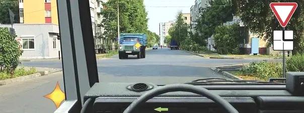 Билет №13, вопрос №15: Можете ли Вы в данной ситуации приступить к повороту налево?