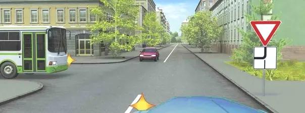 Билет №34, вопрос №15: Вы намерены повернуть налево. Ваши действия?