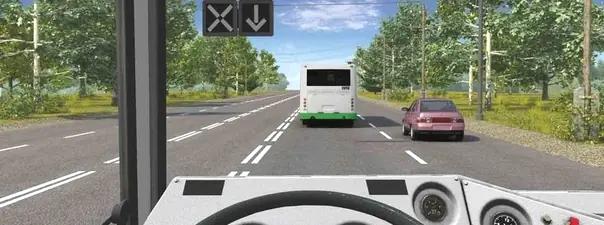 Билет №2, вопрос №5: Разрешен ли Вам выезд на полосу с реверсивным движением, если реверсивный светофор выключен?