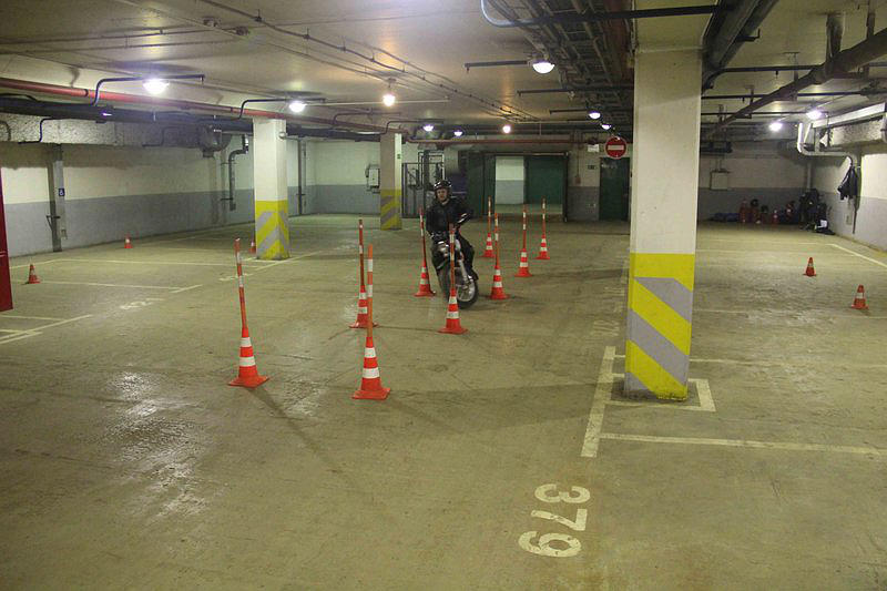 Мотошкола Автофактор, площадка для вождения