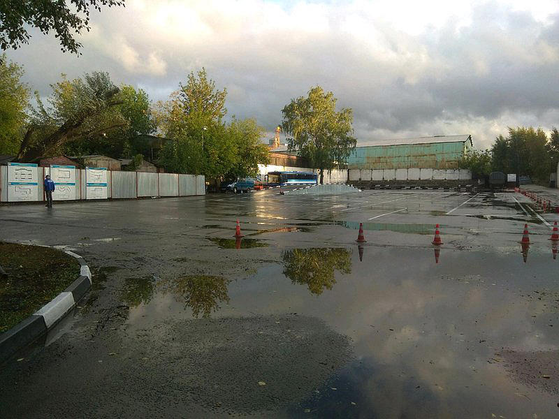 Площадка для вождения ДОСААФ