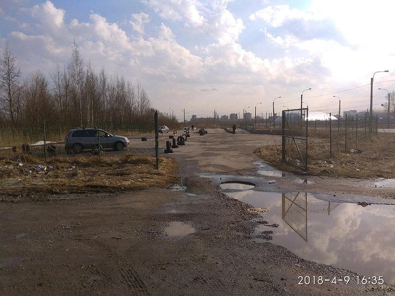 Автошкола, площадка